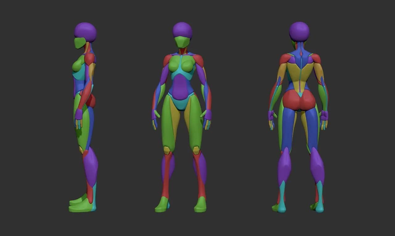 STL - Busto Anatómico Estilizado