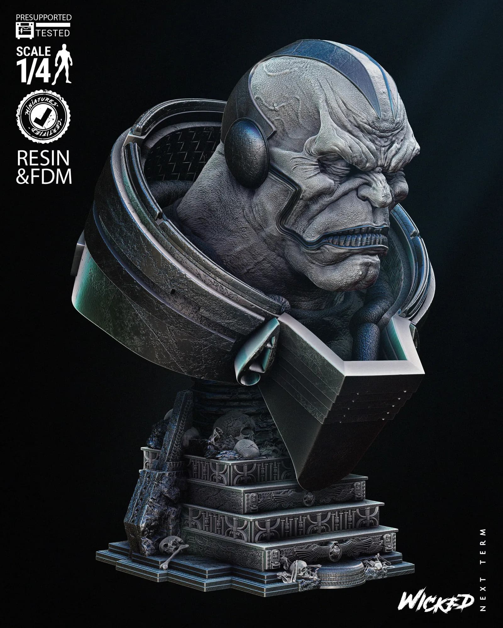 STL - Busto Apocalipsis render 5