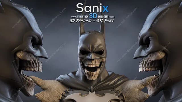 STL - Busto Batman Halloween