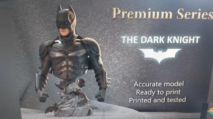 STL - busto batman the dark night
