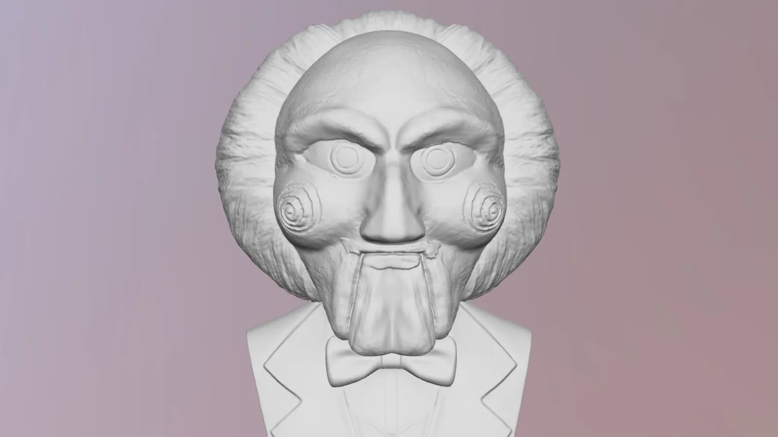 STL - Busto Billy Puppet Saw render 2