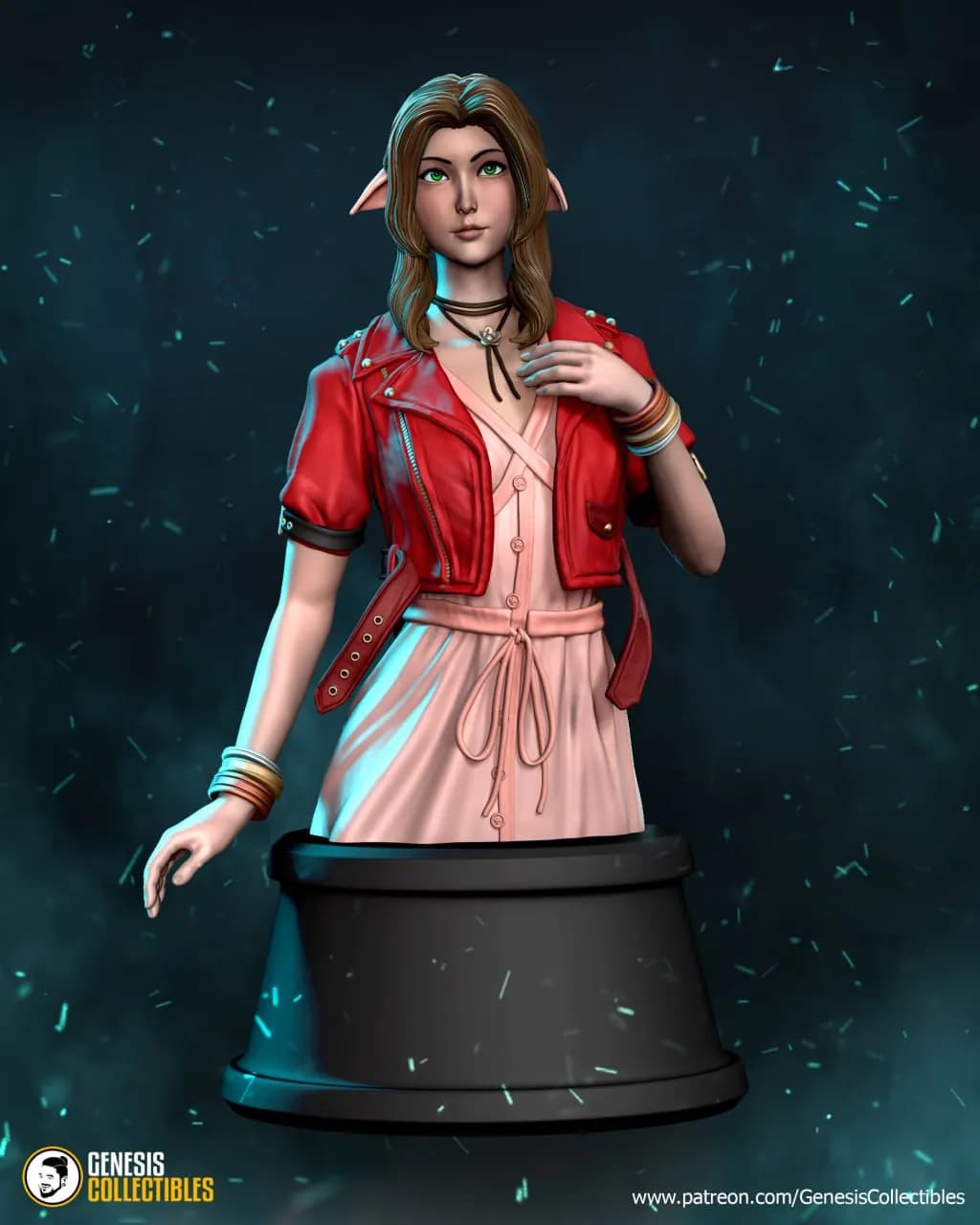 STL - Busto de Aerith