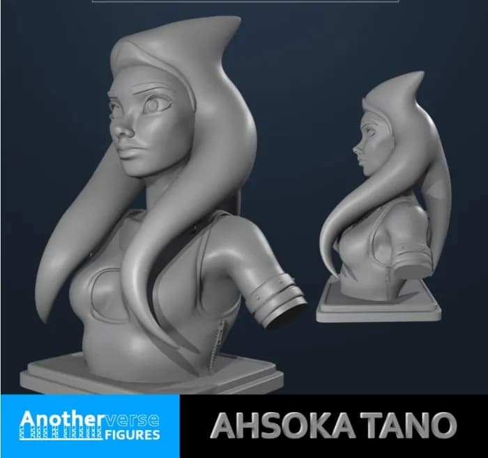 STL - Busto de Ahsoka Tano