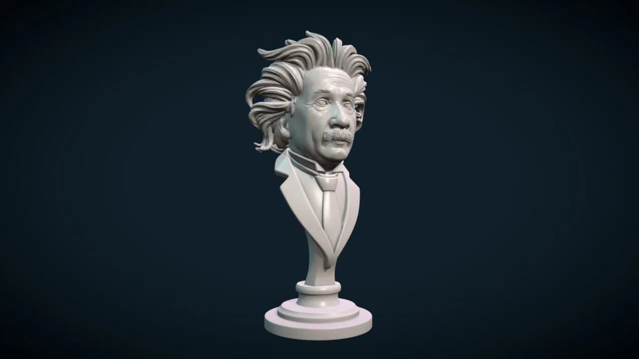 STL - Busto de Albert Einstein