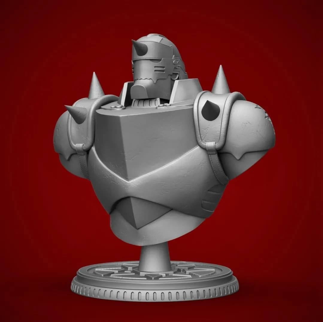STL - Alphonse Elric Bust