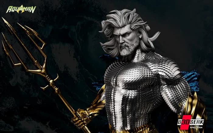 STL - Busto de Aquaman render 5