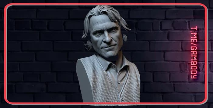 STL - Busto de Arthur Fleck (Joker)