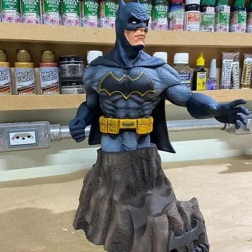STL - Busto de Batman 4 render 5