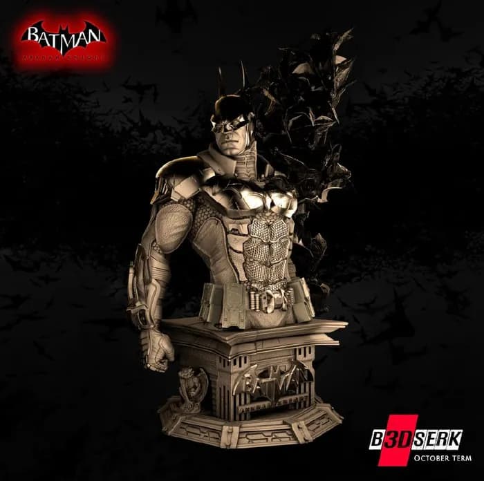 STL - Busto de Batman Arkham Knight 2
