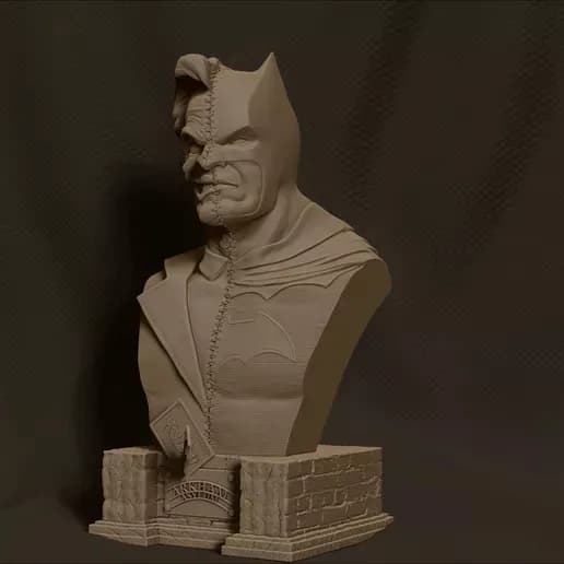 STL - Busto de Batman vs Joker