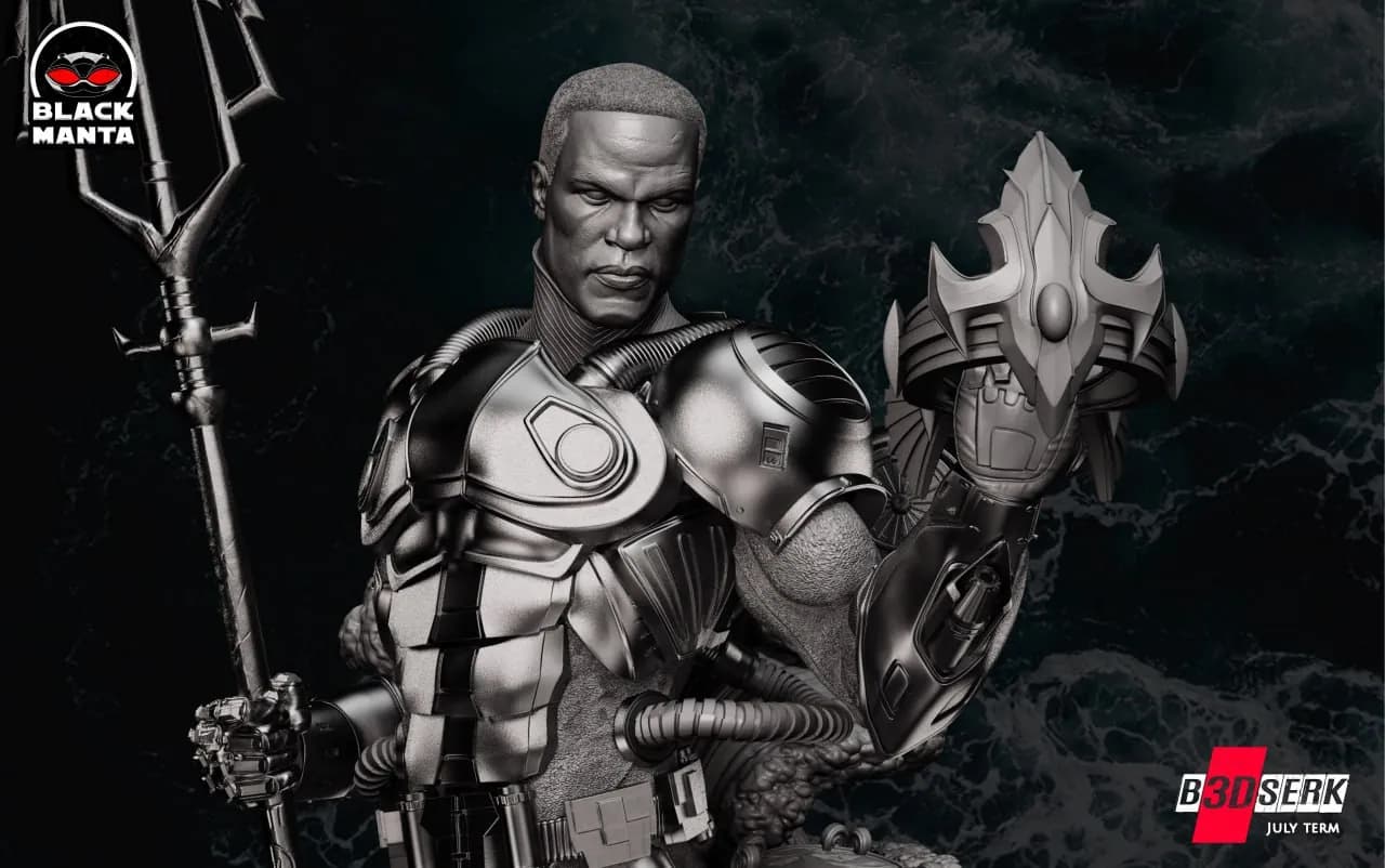 STL - Black Manta Bust