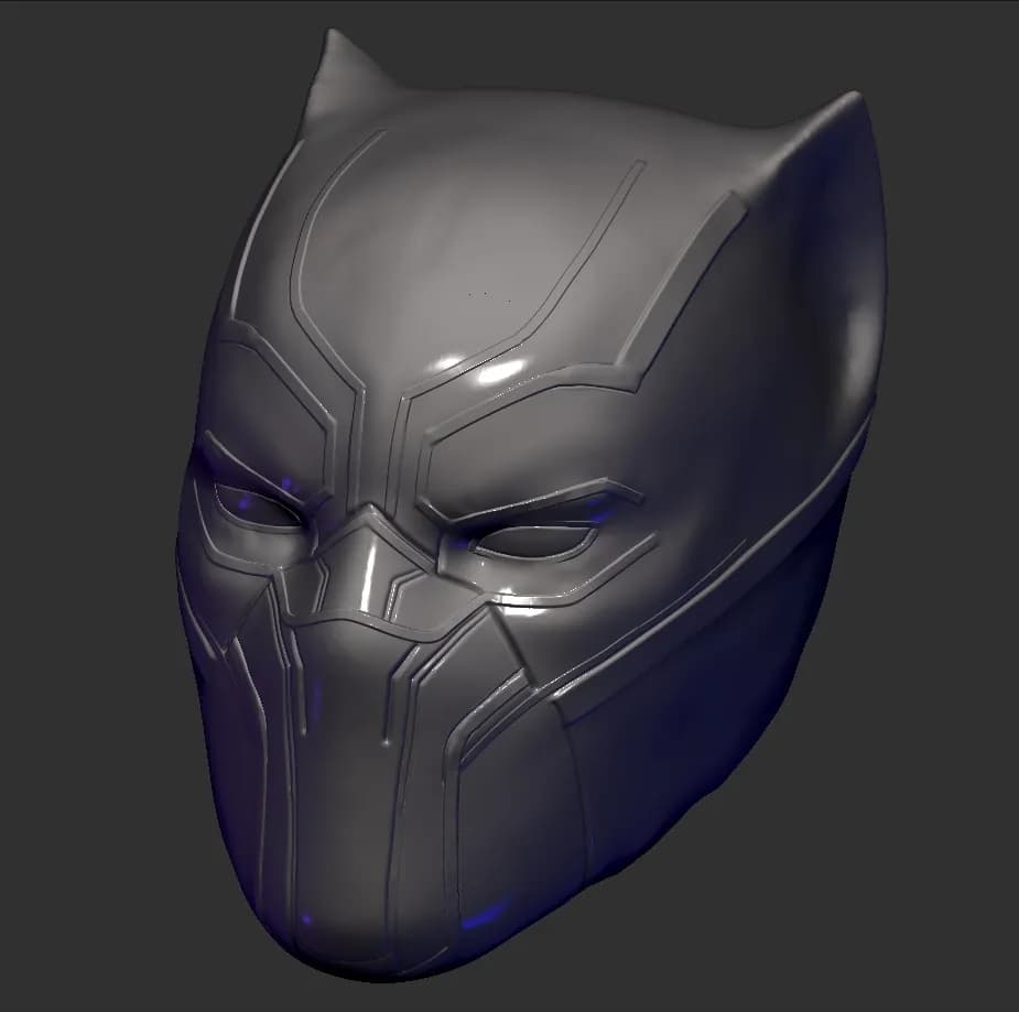 STL - Busto de Black Panther 4