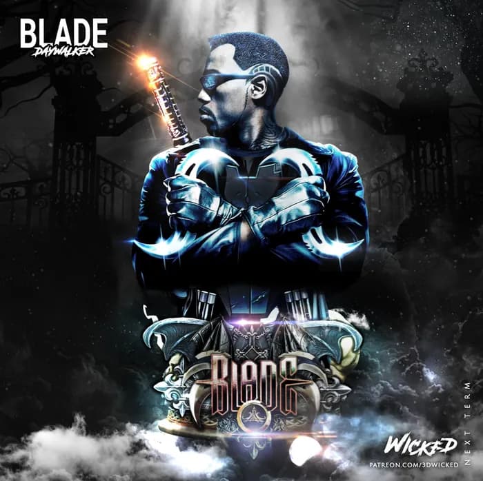 STL - Busto de Blade el Cazavampiros