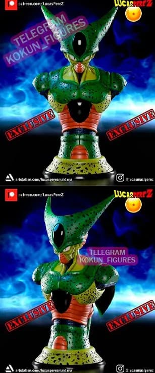 STL - Busto de Cell render 2