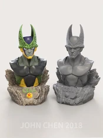 STL - Busto de Cell de Dragon Ball Z 2