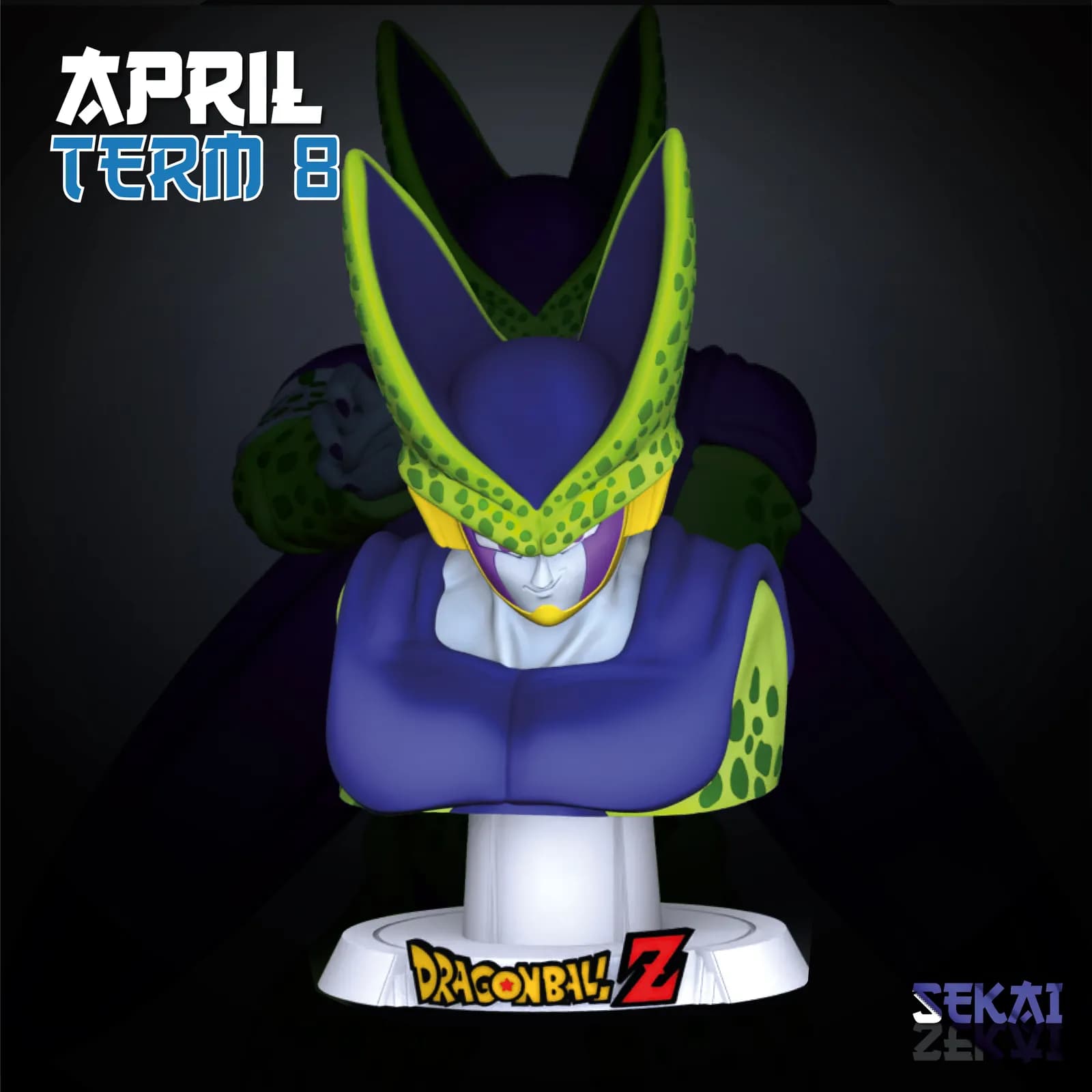 STL - Busto de Cell de Dragon Ball Z 4