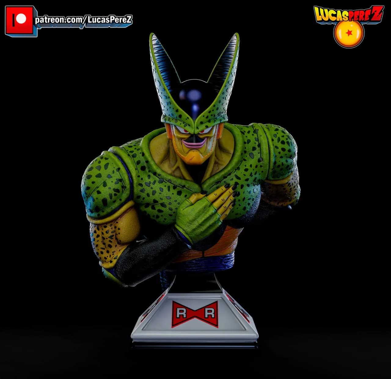 STL - Busto de Cell Segunda Forma