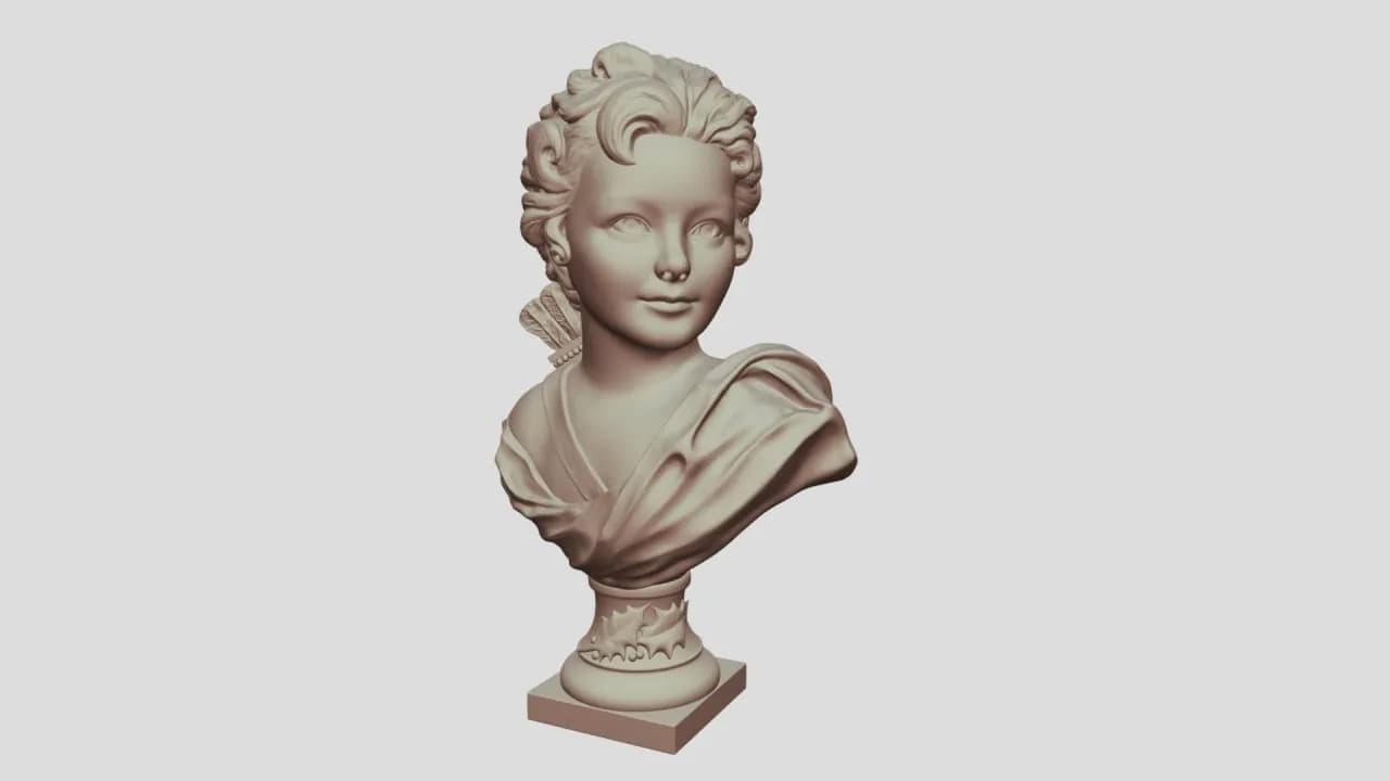 STL - Busto de Cupido con Arrows
