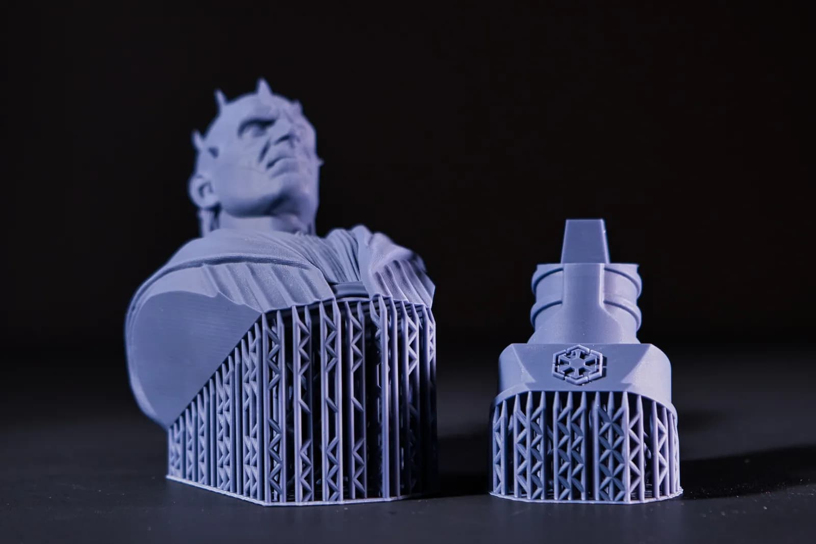 STL - Busto de Darth Maul render 2