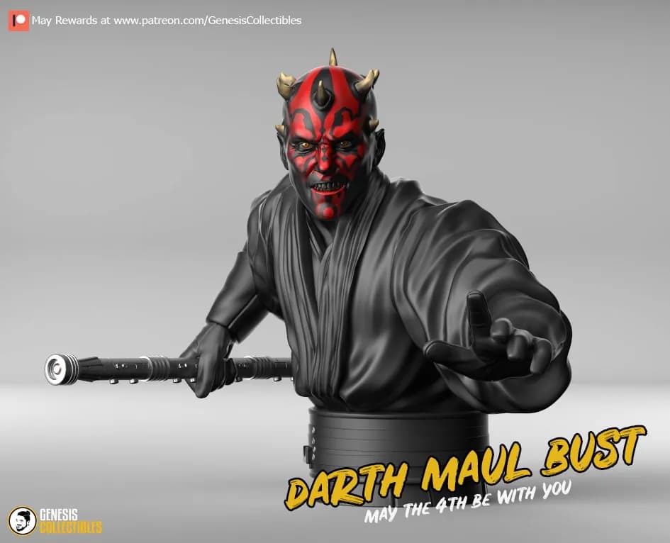 STL - Busto de Darth Maul