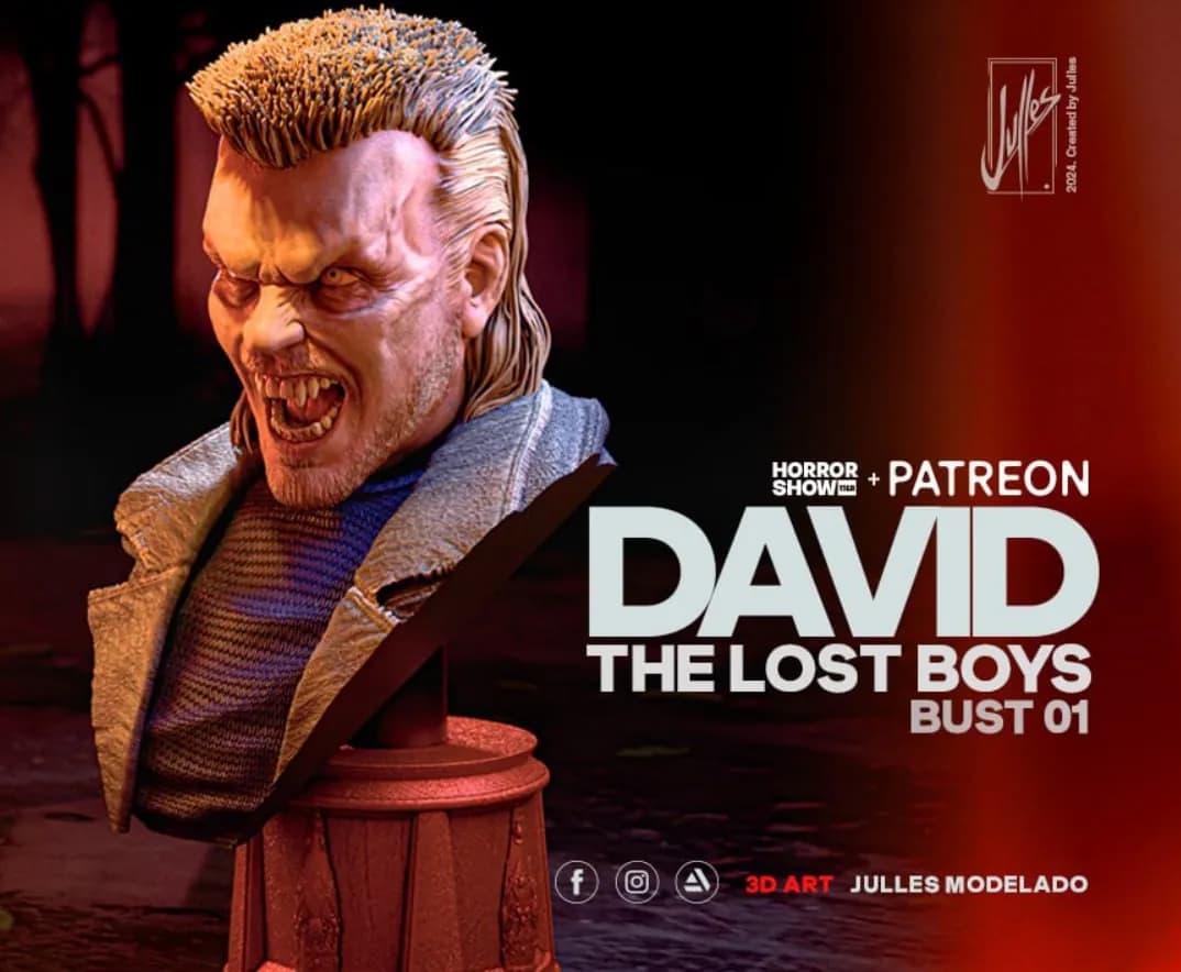 STL - Busto de David de The Lost Boys