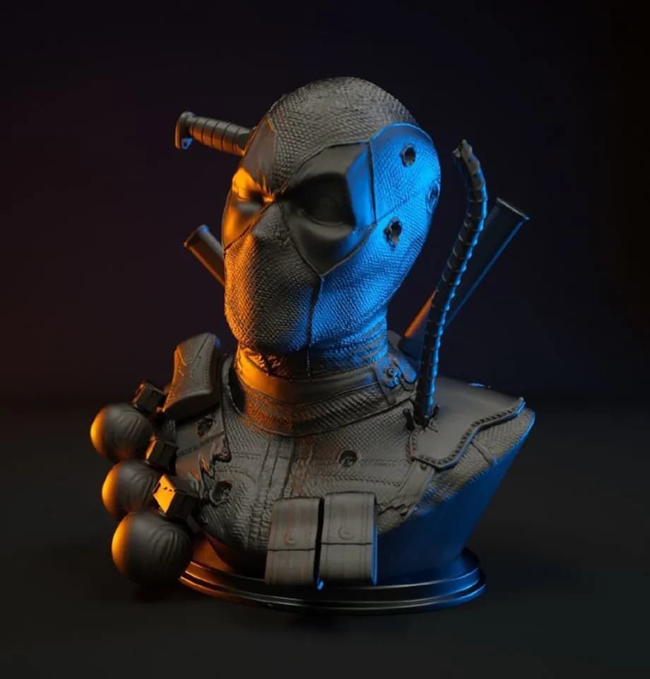 STL - Busto de Deadpool con armas