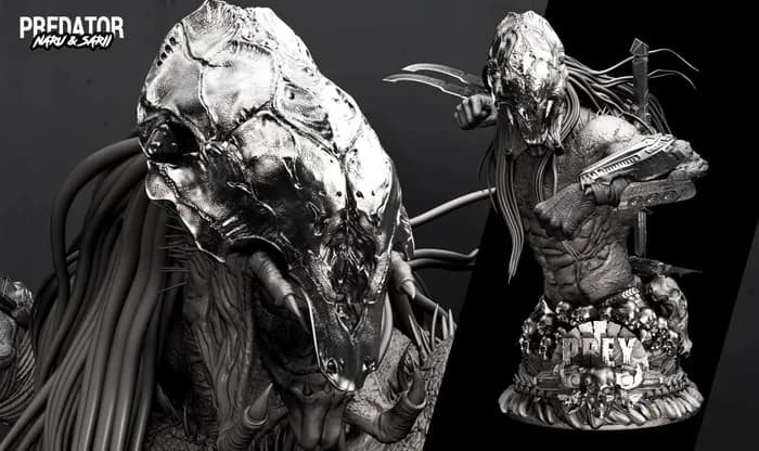 STL - Busto de Depredador