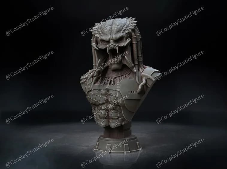 STL - Busto de Depredador 2