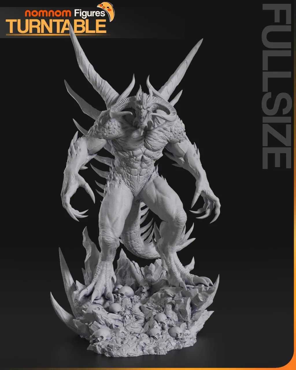 STL - Busto de Diablo render 5