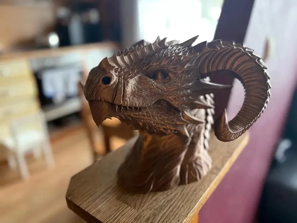 STL - Busto de Dragón