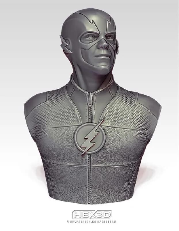 STL - Busto de Flash 2