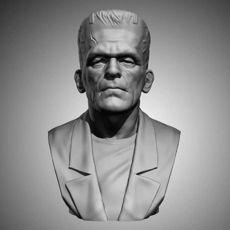 STL - Busto de Frankenstein
