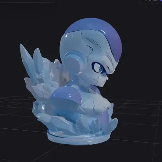 STL - Busto de Frieza render 2