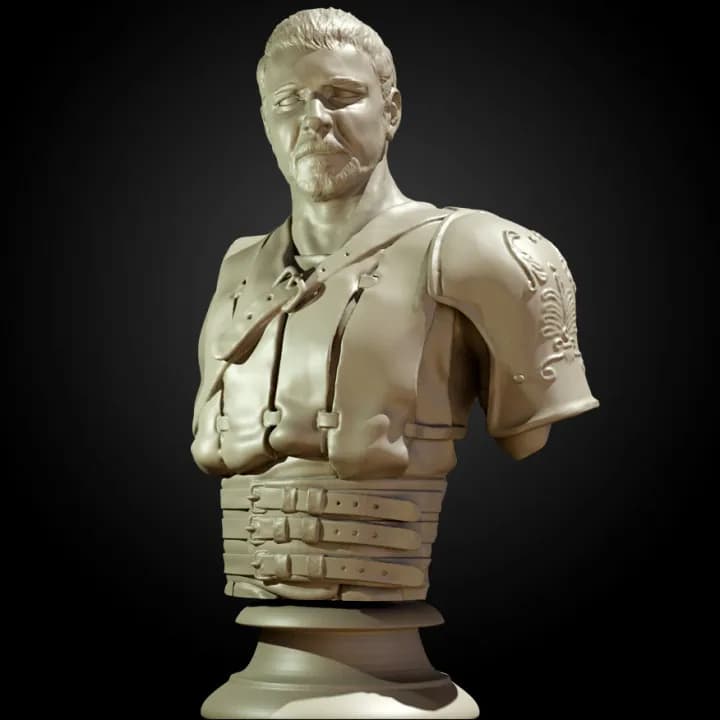 STL - Busto de Gladiador Máximo