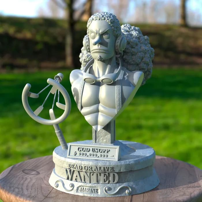 STL - Busto de God Usopp