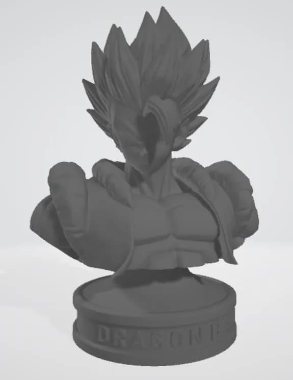 STL - Busto de Gogeta Azul