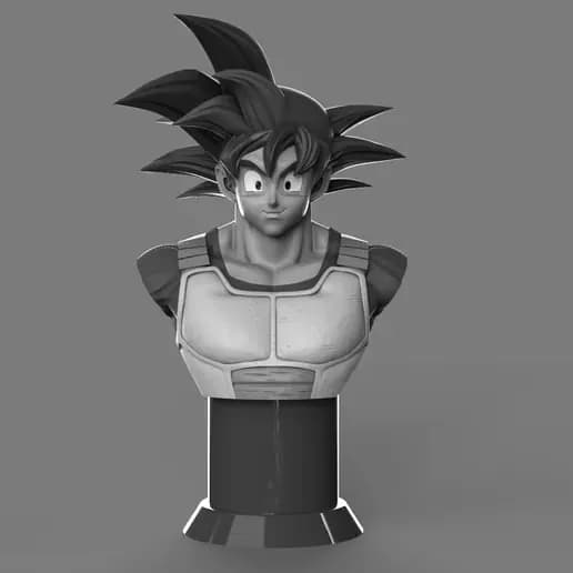 STL - Busto de Goku