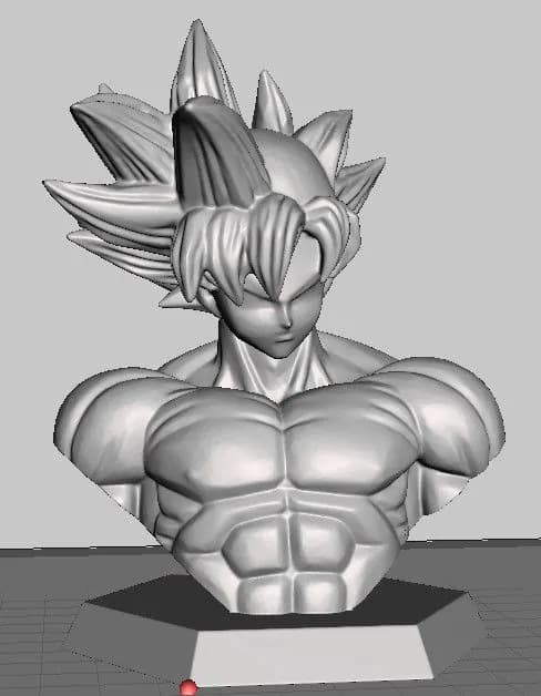 STL - Busto de Goku en Ultra Instinto