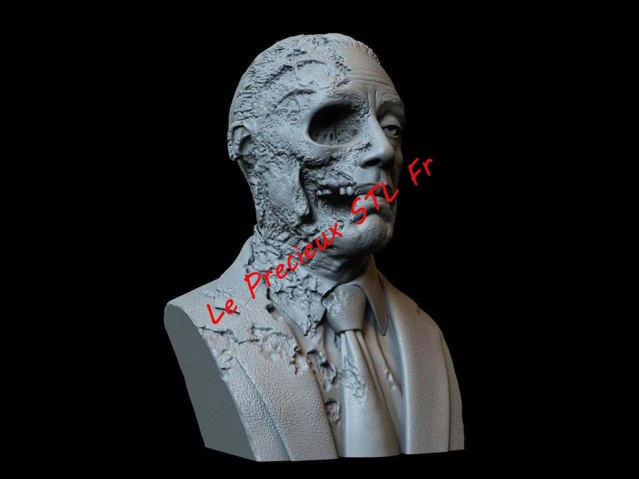 STL - Busto de Gus Fring Estilo Cadáver