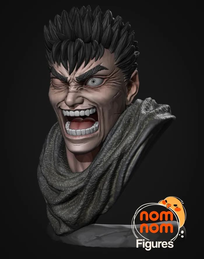 STL - Busto de Guts Berserk