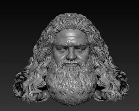 STL - Busto de Hagrid