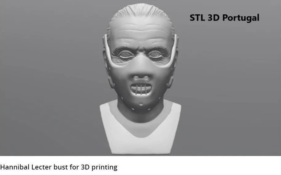 STL - Busto de Hannibal Lecter