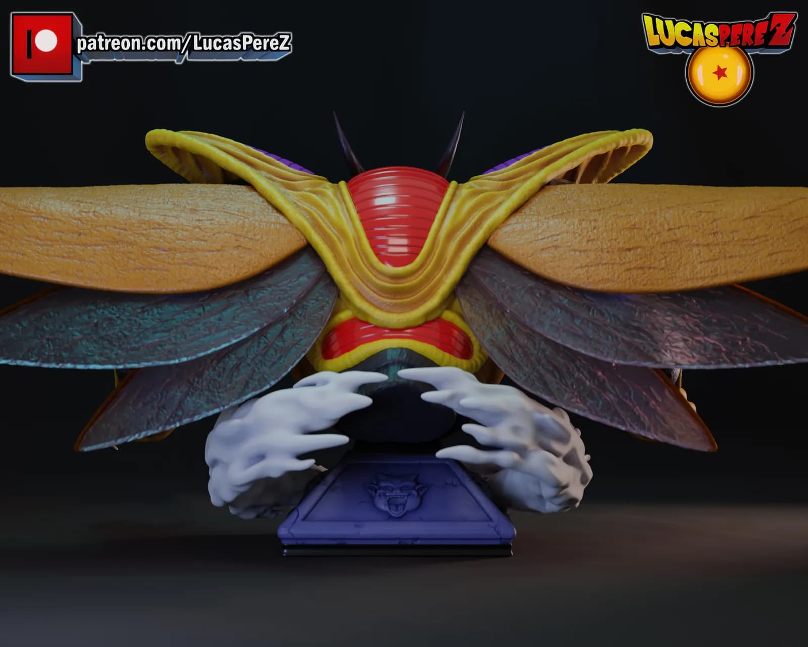 STL - Busto de Hirudegarn render 5