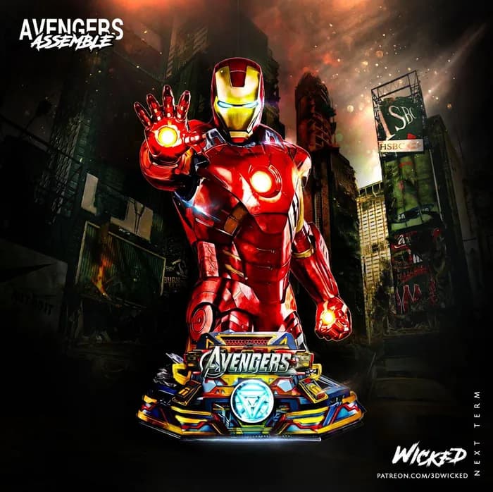 STL - Busto de Iron Man