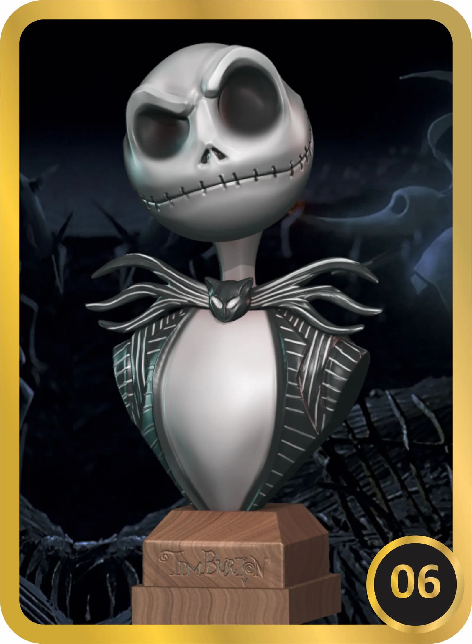 STL - Busto de Jack Skellington render 2
