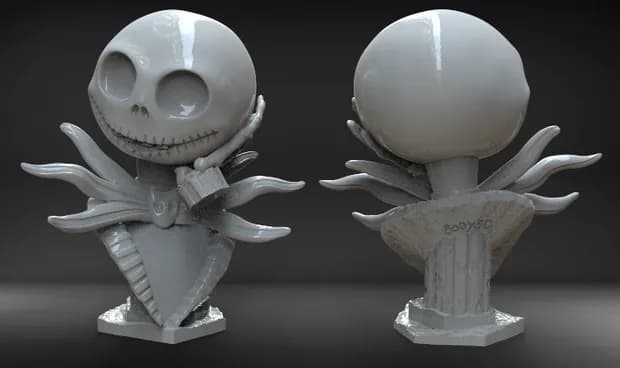 STL - Busto de Jack Skellington 2