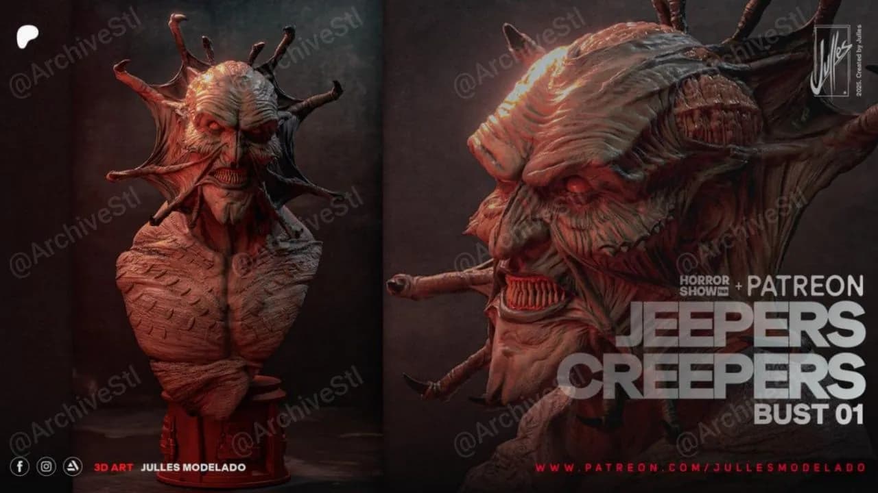 STL - Busto de Jeepers Creepers