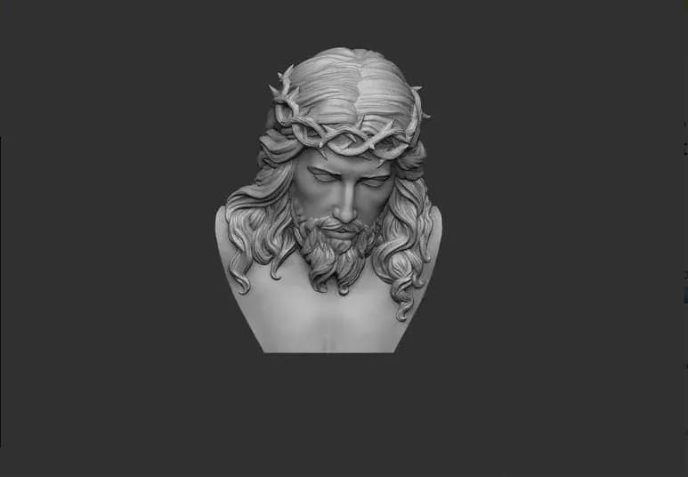 STL - Busto de Jesucristo 2