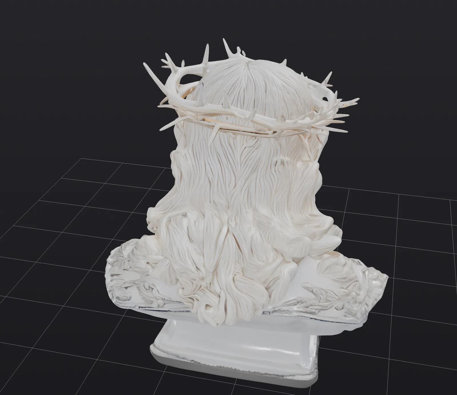 STL - Busto de Jesucristo 3 render 4