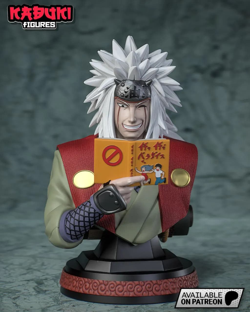 STL - Busto de Jiraiya Kabuki